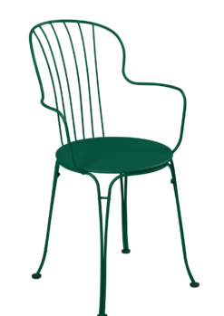 FERMOB Lot de 2 Fauteuils Empilables Opéra+ en Acier