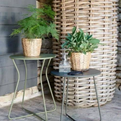 FERMOB Table Basse Ronde Ø34,5 cm Cocotte en Acier