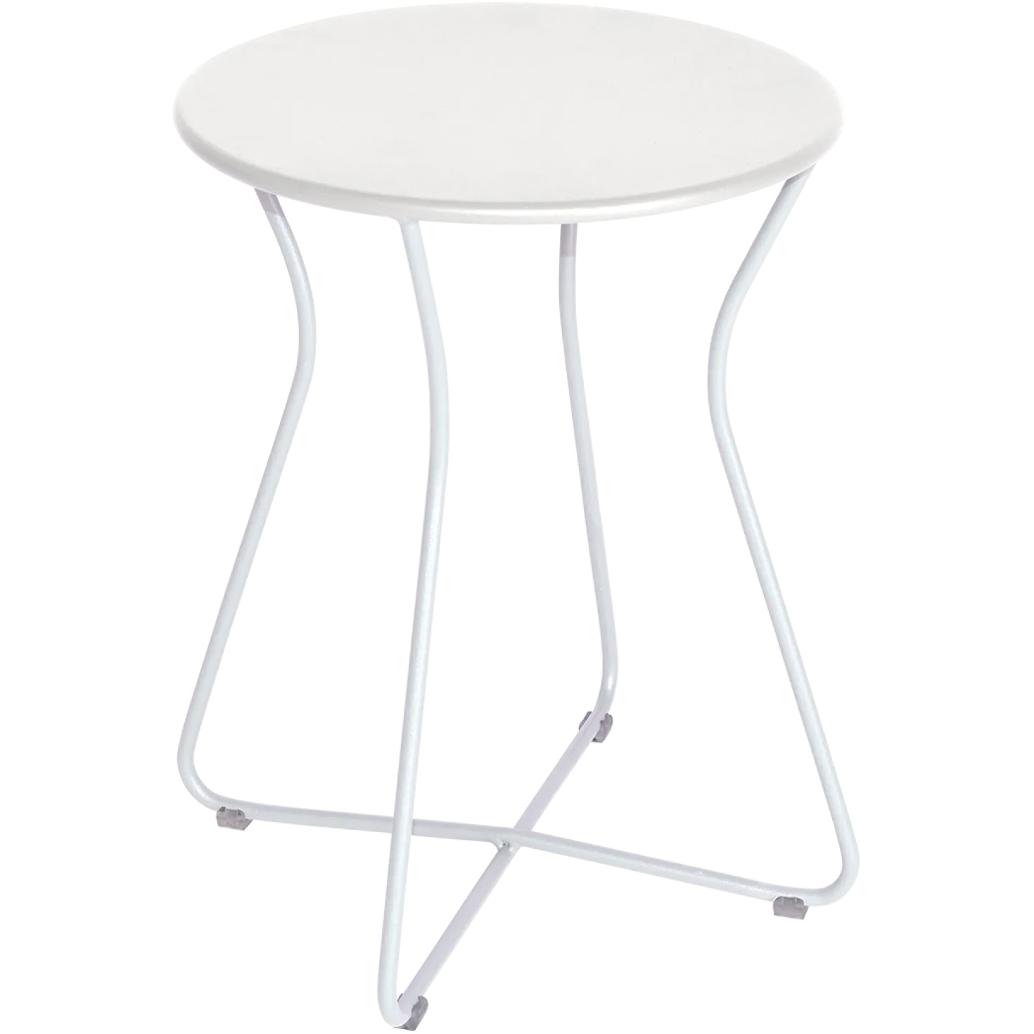 FERMOB Table Basse Ronde Hauteur 45 cm Cocotte en Acier