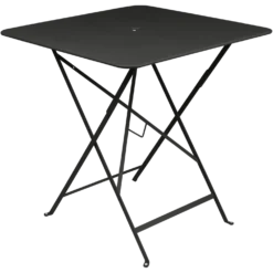 FERMOB Table Carrée Pliante 71 x 71 cm Bistro en Acier