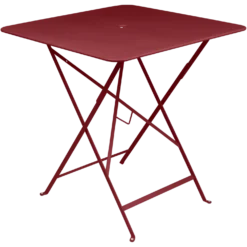 FERMOB Table Carrée Pliante 71 x 71 cm Bistro en Acier