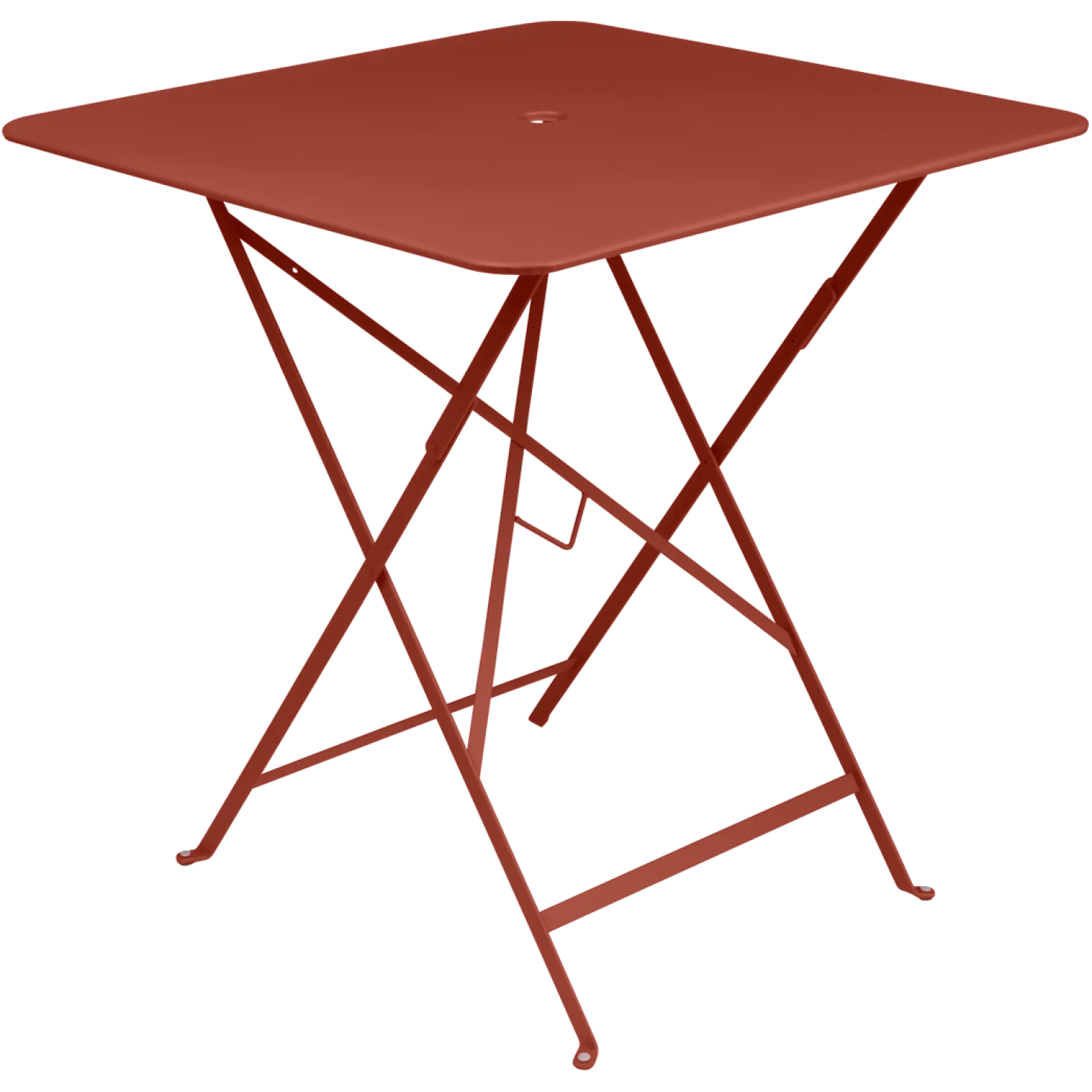 FERMOB Table Carrée Pliante 71 x 71 cm Bistro en Acier
