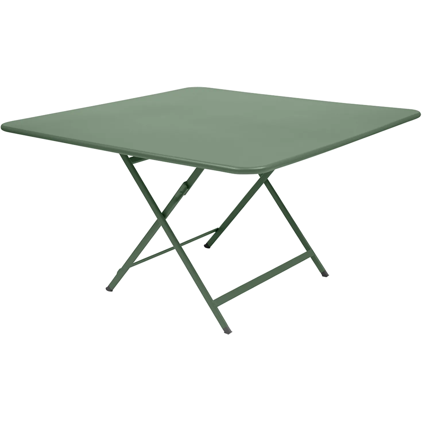 FERMOB Table Carrée Pliante 128 x 128 cm Caractère en Acier