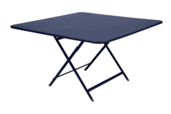 FERMOB Table Carrée Pliante 128 x 128 cm Caractère en Acier