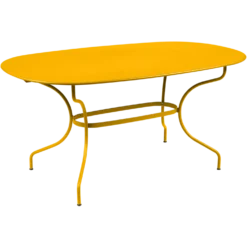 FERMOB Table Ovale 160 x 90 cm Opéra+ en Acier
