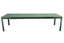 FERMOB Table Rectangulaire Extensible 149/299 x 100 cm Ribambelle en Aluminium