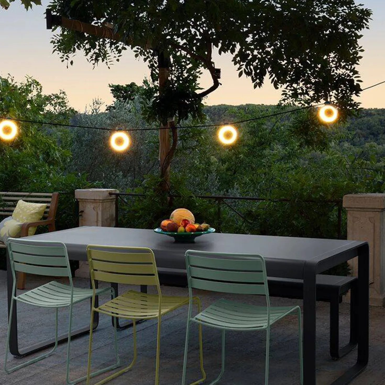 FERMOB Table Rectangulaire 196 x 90 cm Bellevie en Aluminium