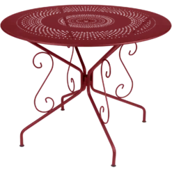 FERMOB Table Ronde Ø96 cm Montmartre en Acier