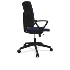 FLOKK Chaise de bureau avec accoudoirs Raya 21S