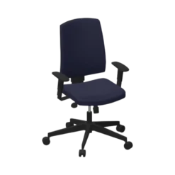 FLOKK Chaise de bureau avec accoudoirs réglables Raya 23S