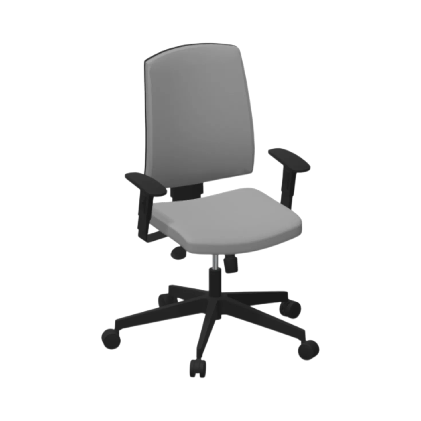 FLOKK Chaise de bureau avec accoudoirs réglables Raya 23S