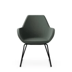 FLOKK Fauteuil pieds luge Fan 10V