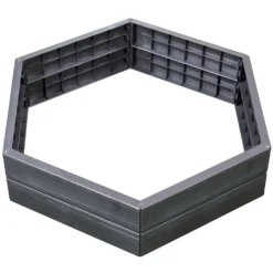GARANTIA Lot de 2 carrés potagers forme hexagonale