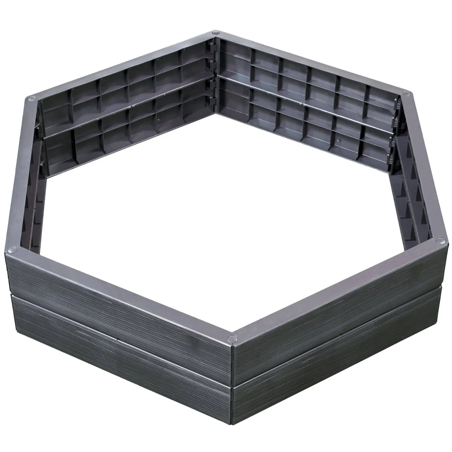 GARANTIA Lot de 2 carrés potagers forme hexagonale
