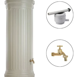 GARANTIA Récupérateur d'eau aspect colonne Romaine 500L