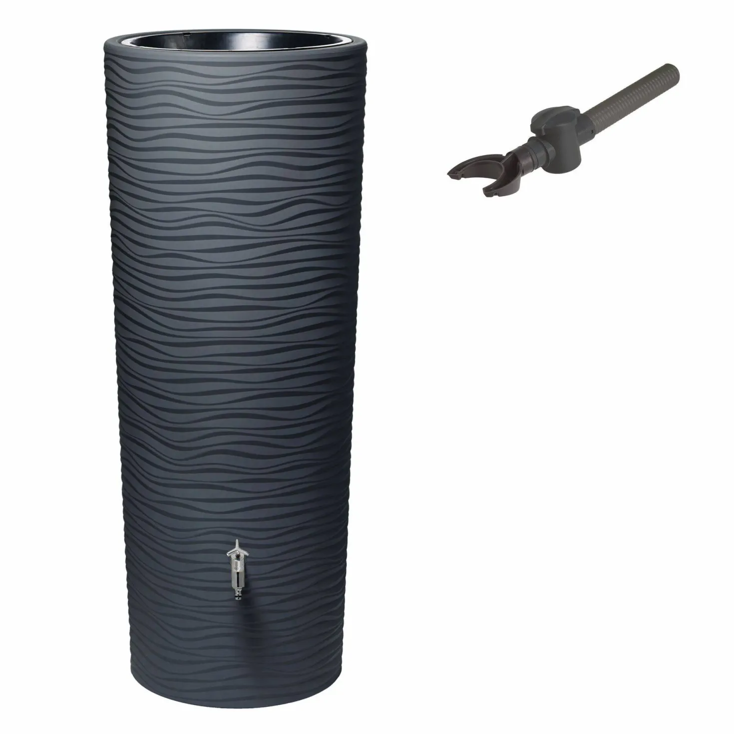GARANTIA Récupérateur d'eau avec bac à fleurs 350L, Natura