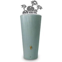 GARANTIA Récupérateur d'eau avec bac à fleurs et accessoires 220 L, Agave Linus