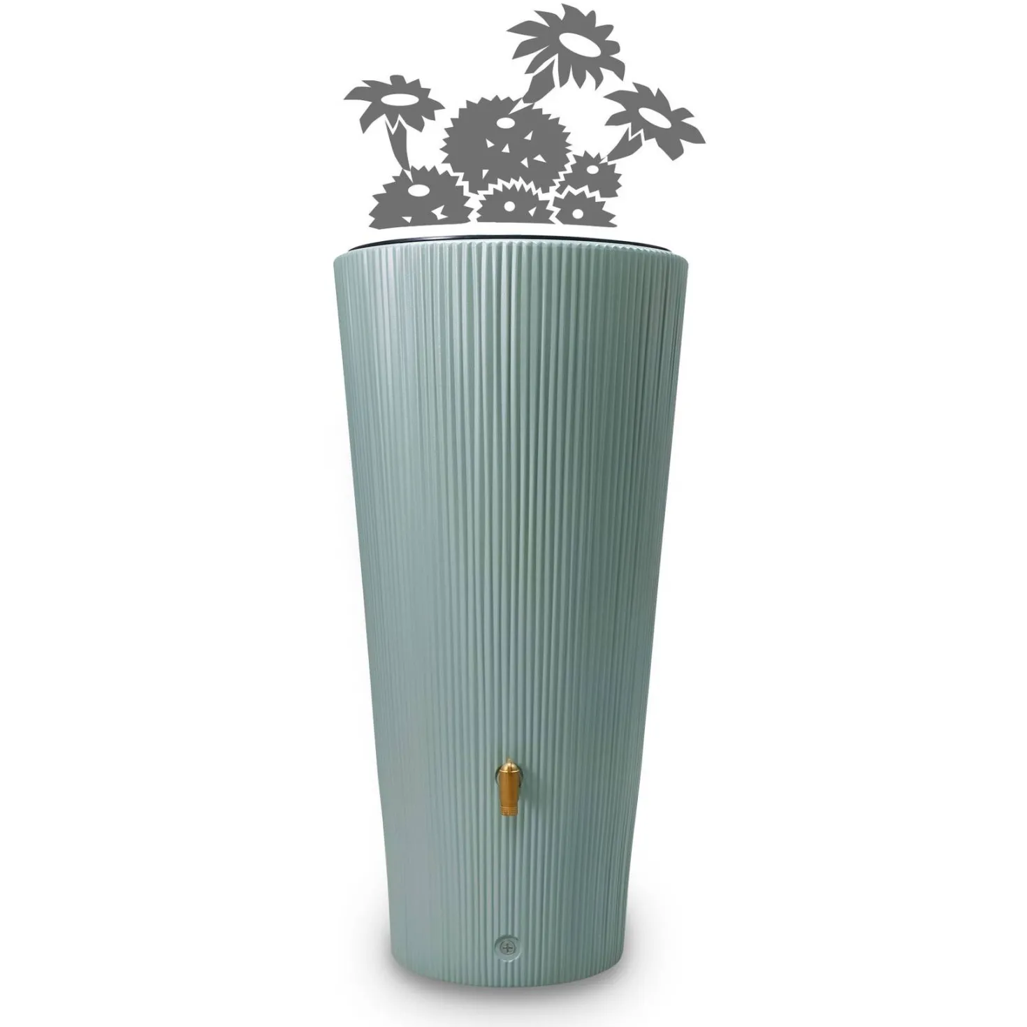 GARANTIA Récupérateur d'eau avec bac à fleurs et accessoires 220 L, Agave Linus