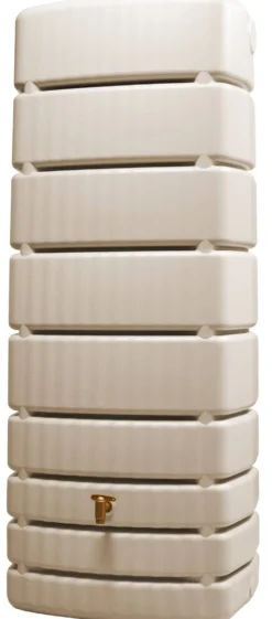GARANTIA Récupérateur d'eau cuve murale 500L, Slim Sable