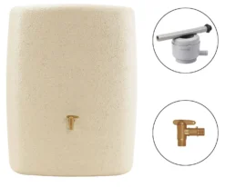GARANTIA Récupérateur d'eau mural 275L, Sable Terra