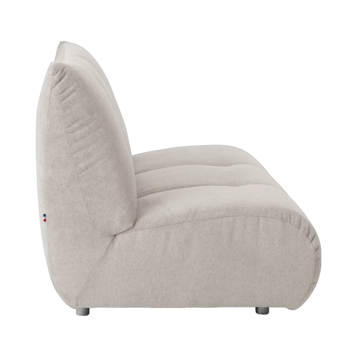 Grande chauffeuse pour canapé modulable tissu Benny