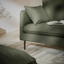Grand pouf tissu Otis
