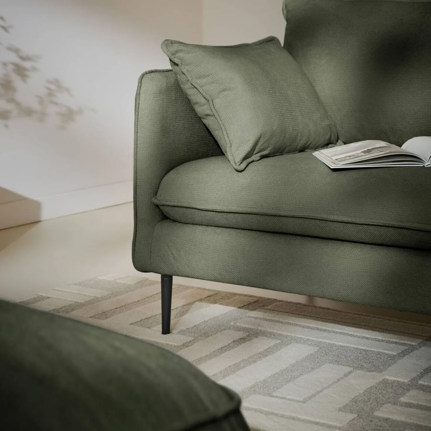 Grand pouf tissu Otis