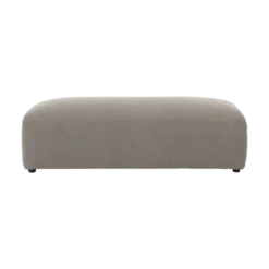 Grand pouf tissu tramé Pavel
