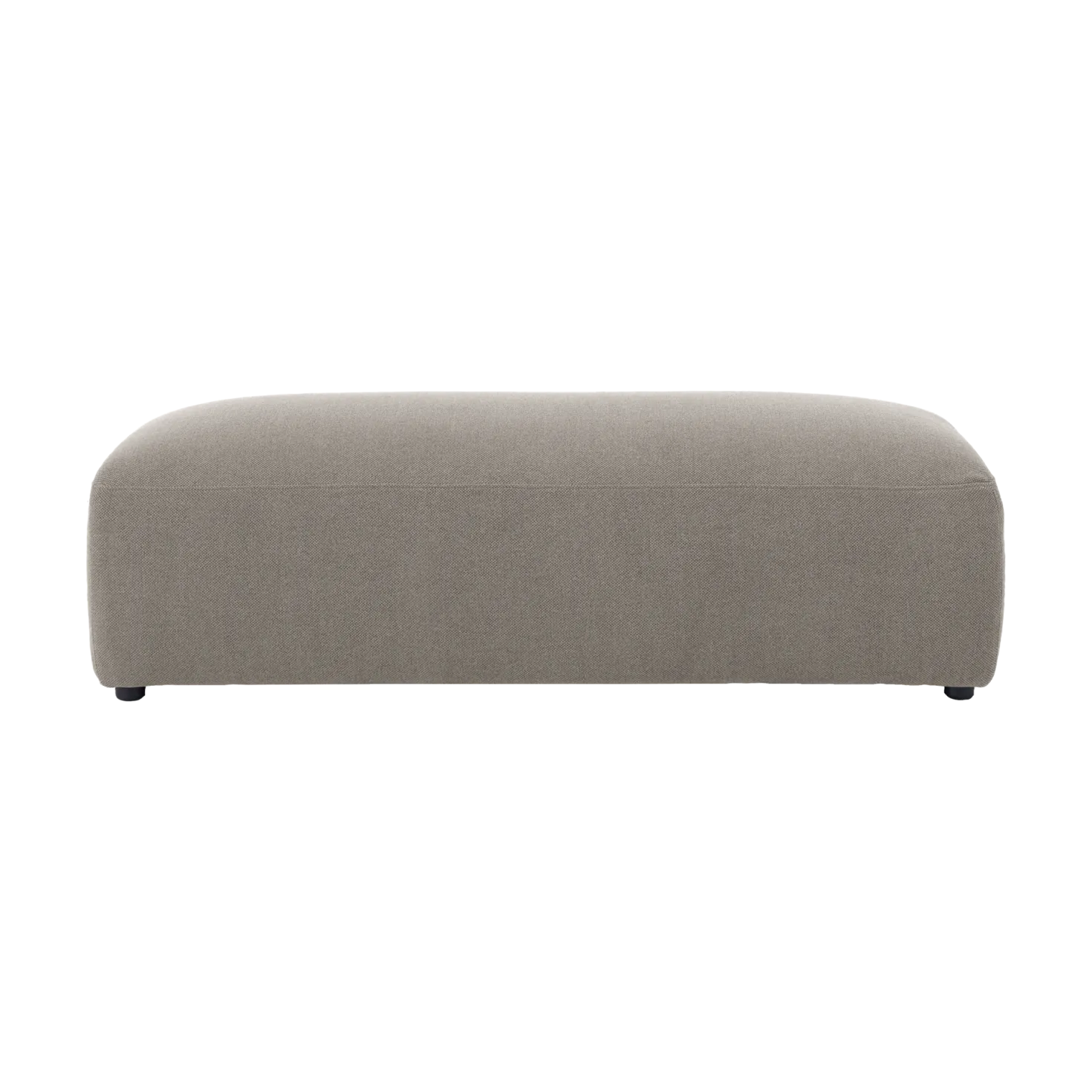 Grand pouf tissu tramé Pavel