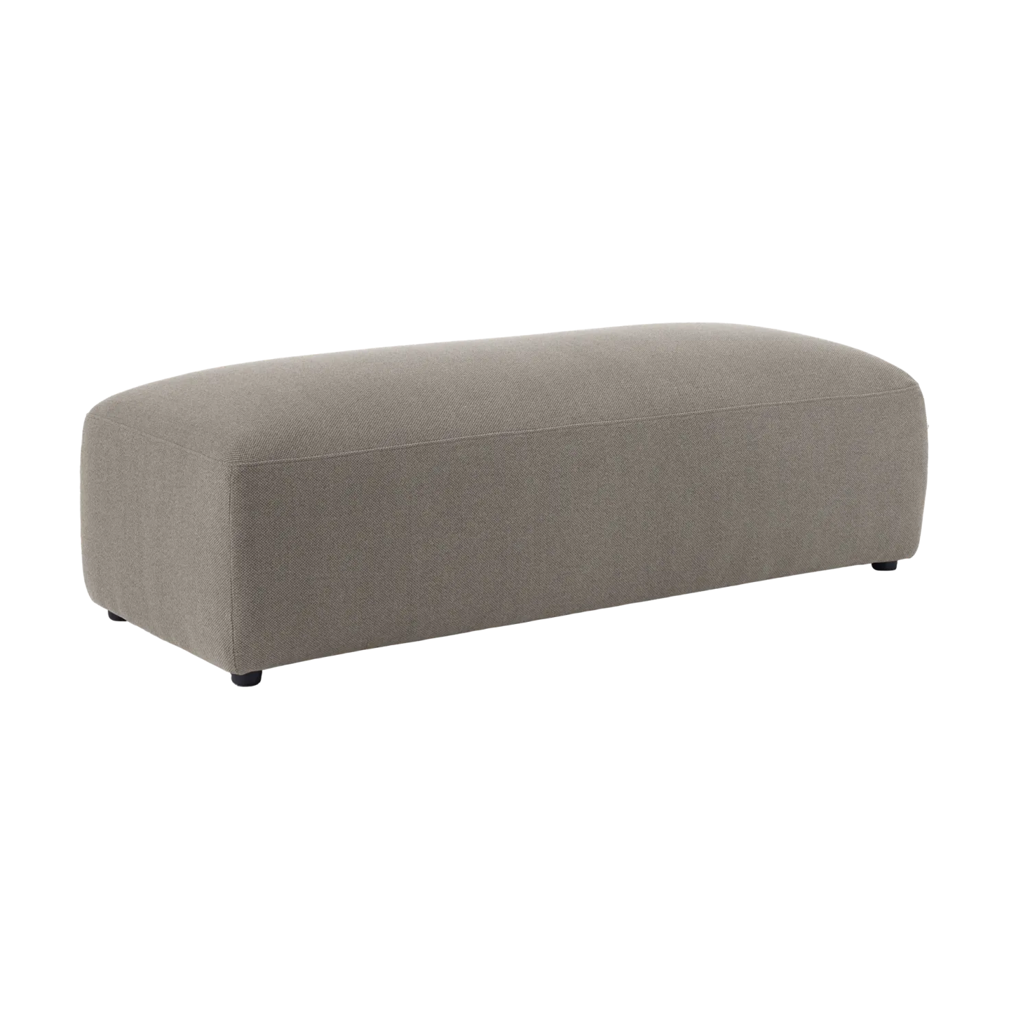 Grand pouf tissu tramé Pavel