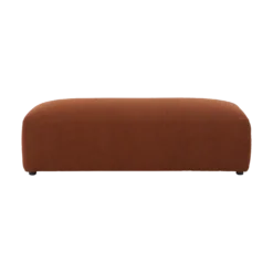 Grand pouf tissu tramé Pavel