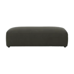 Grand pouf tissu tramé Pavel