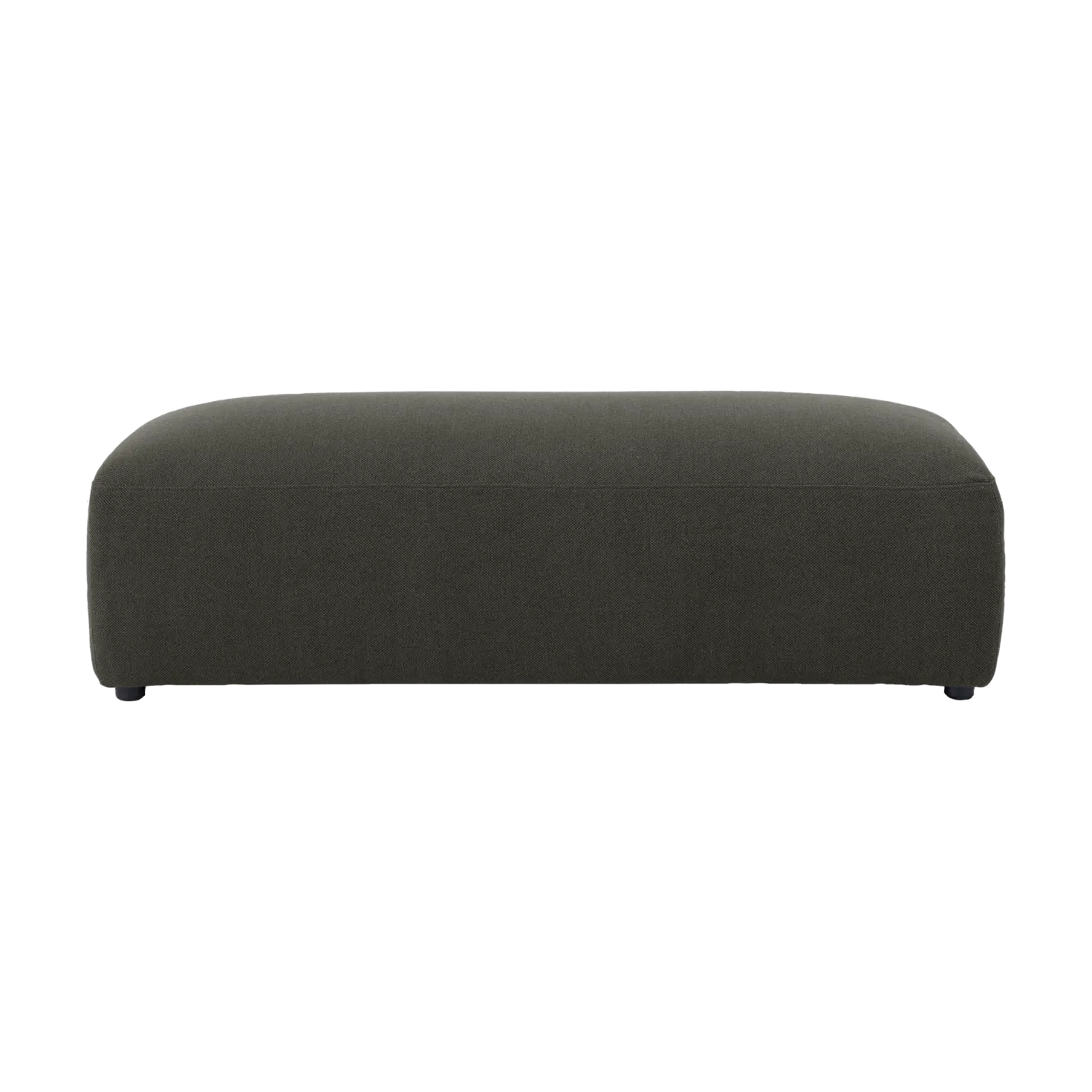 Grand pouf tissu tramé Pavel