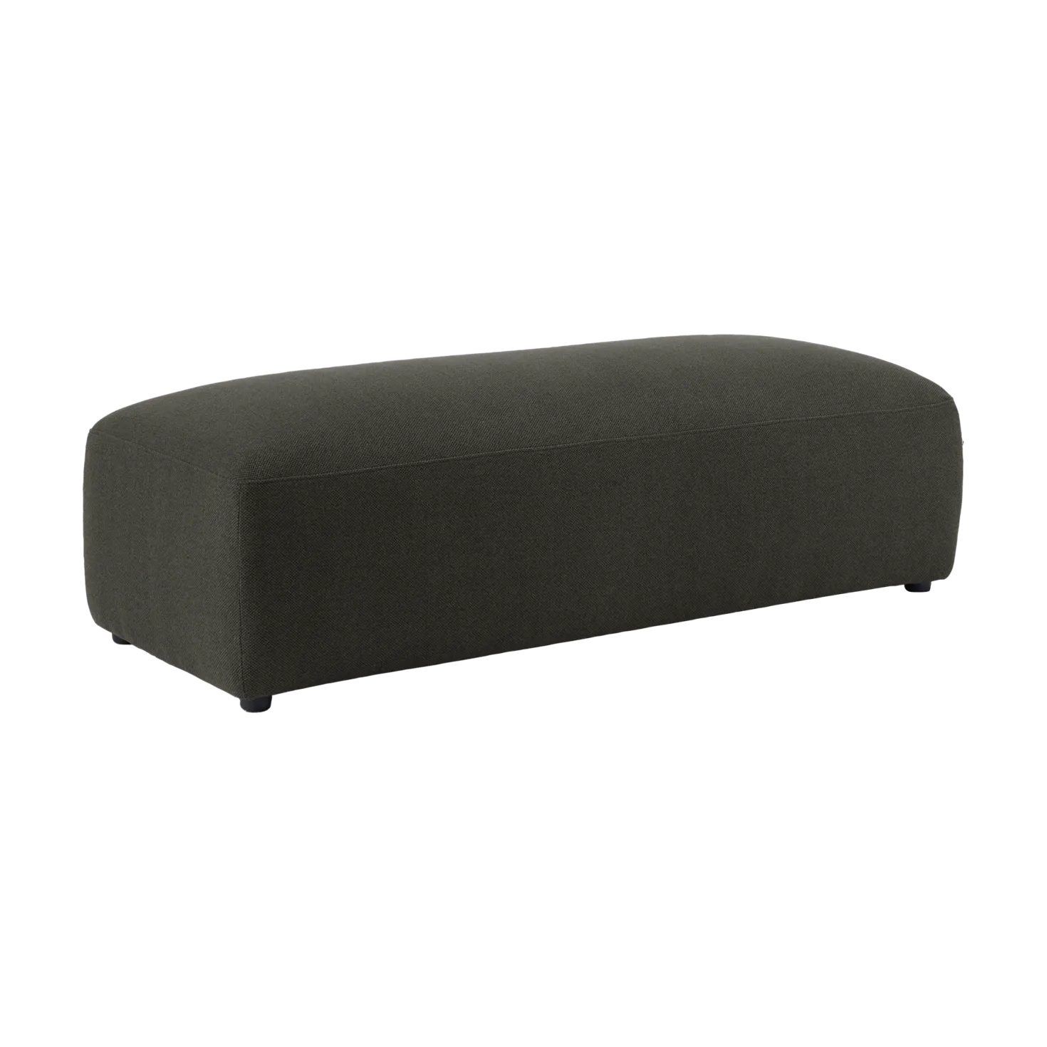 Grand pouf tissu tramé Pavel