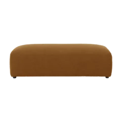 Grand pouf tissu tramé Pavel