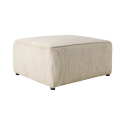 Grand pouf velours côtelé Otto