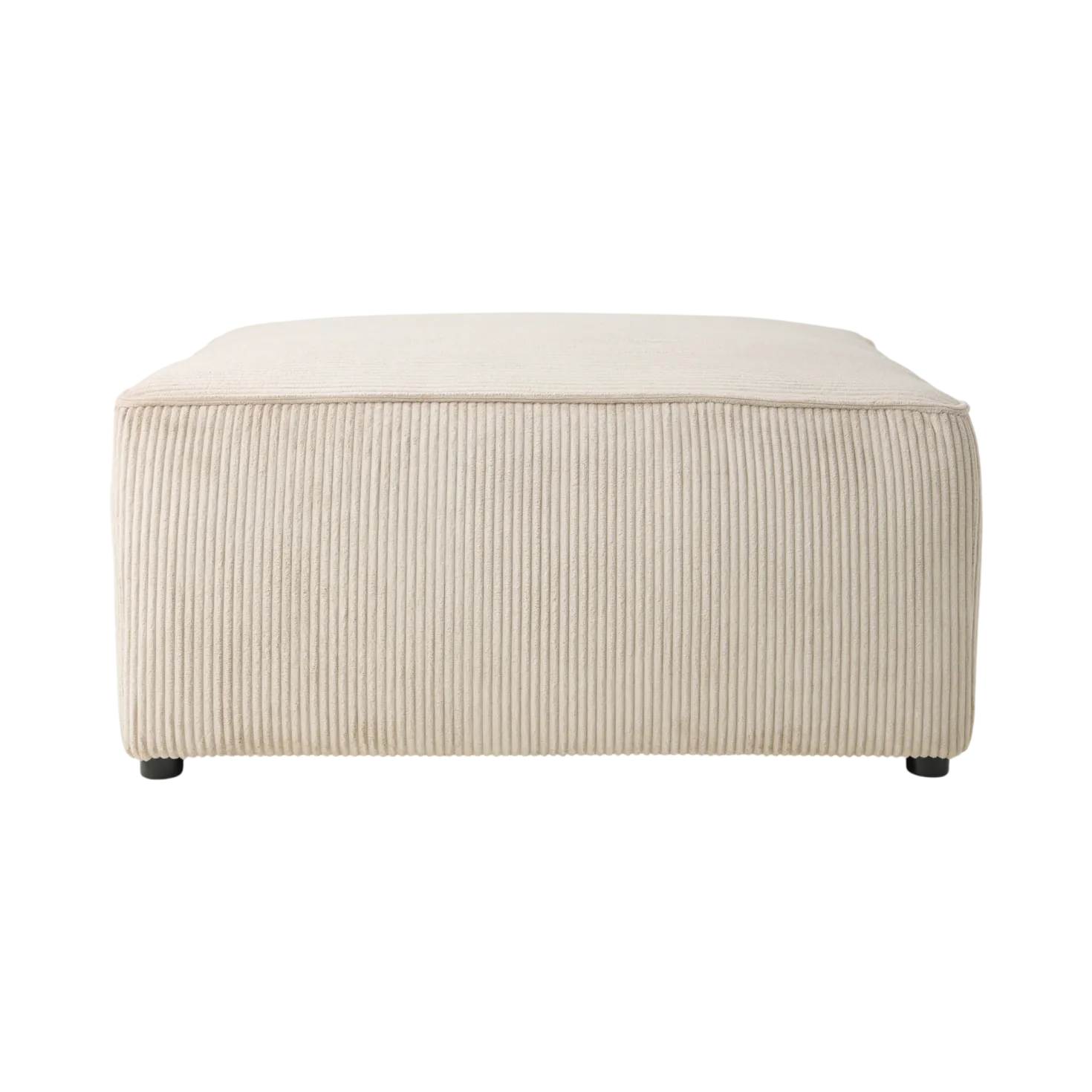 Grand pouf velours côtelé Otto