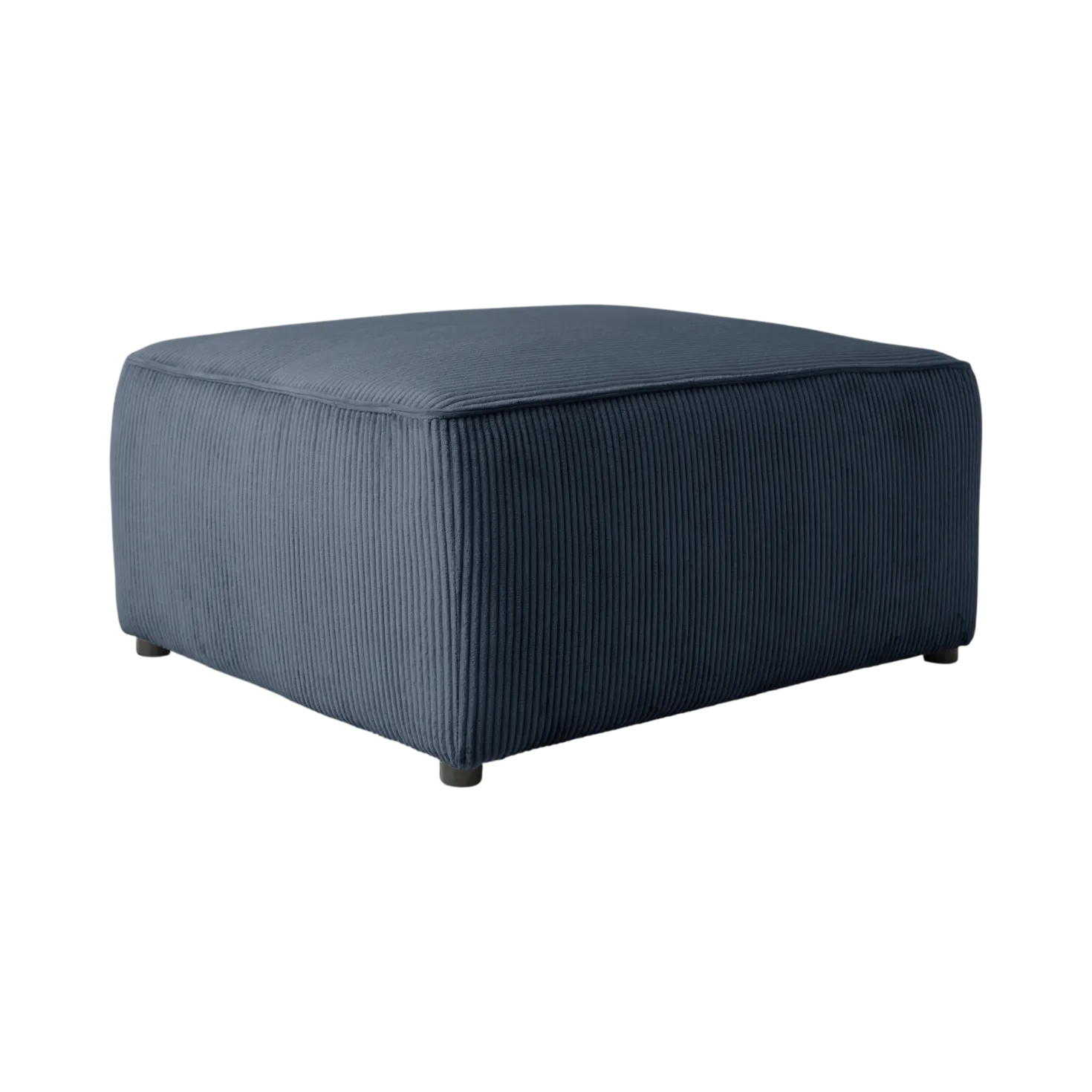 Grand pouf velours côtelé Otto