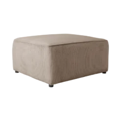 Grand pouf velours côtelé Otto