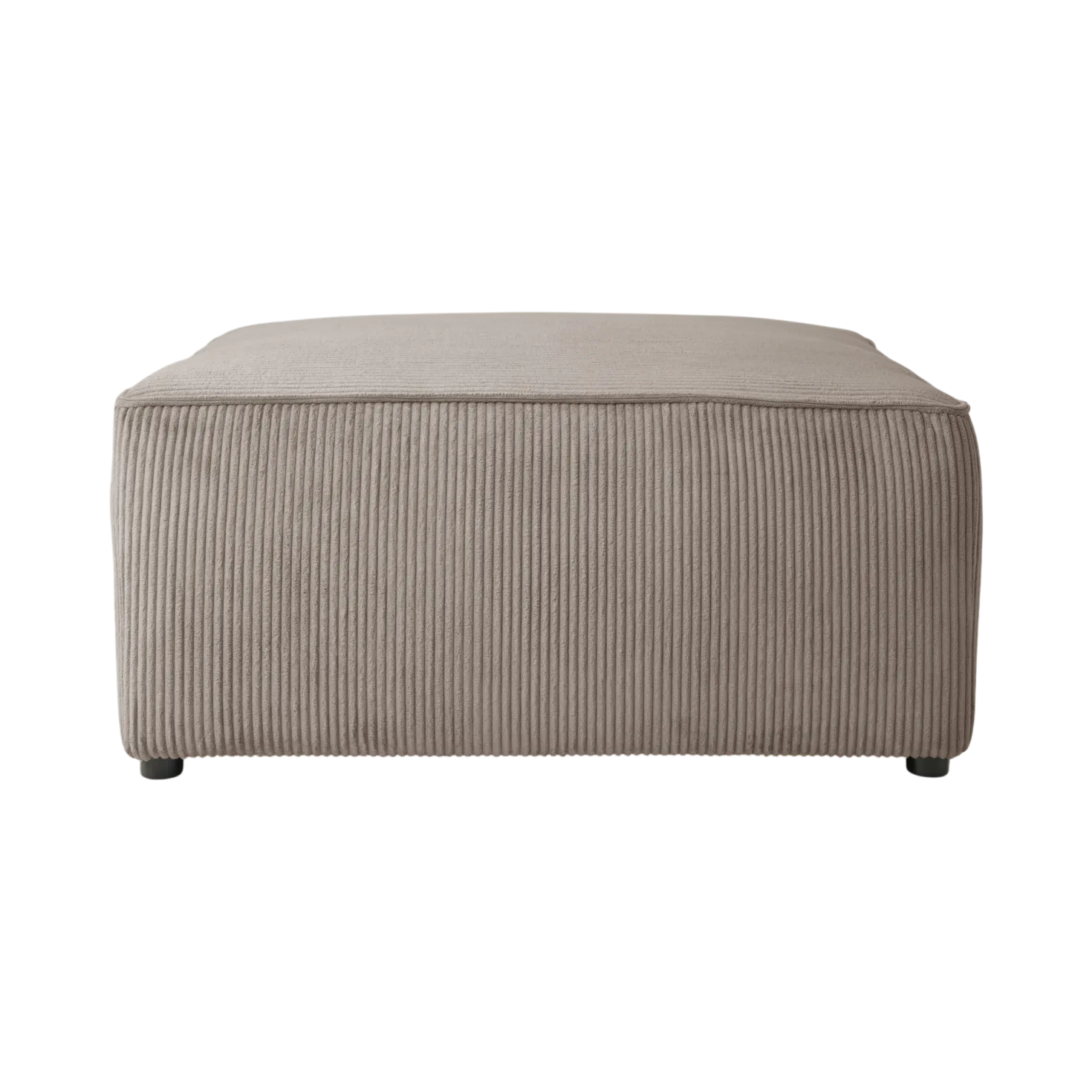 Grand pouf velours côtelé Otto