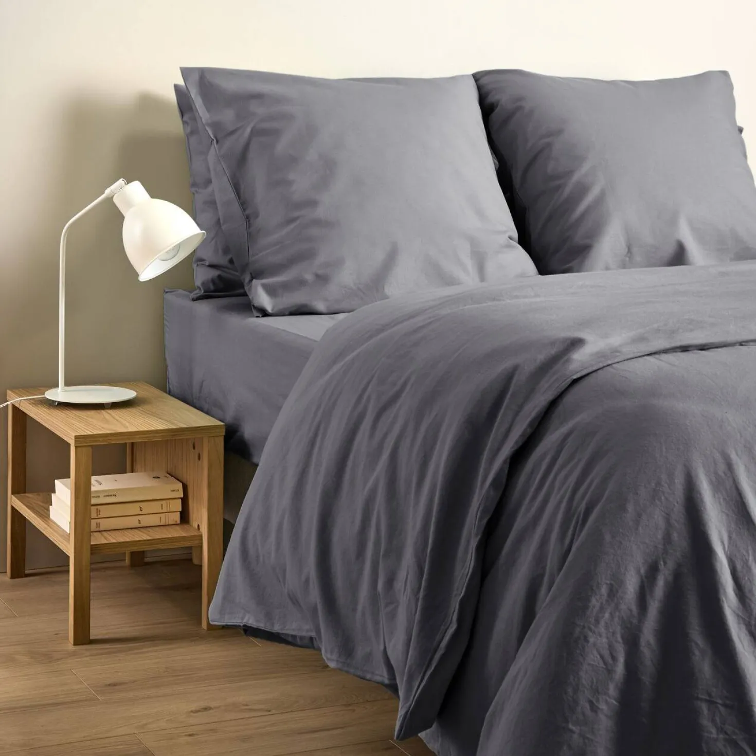 Housse de couette coton lin Valentine