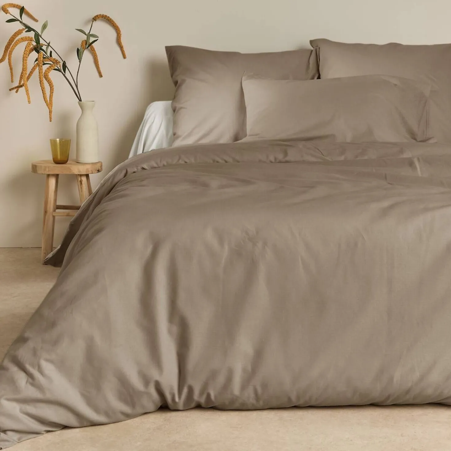 Housse de couette coton lin Valentine