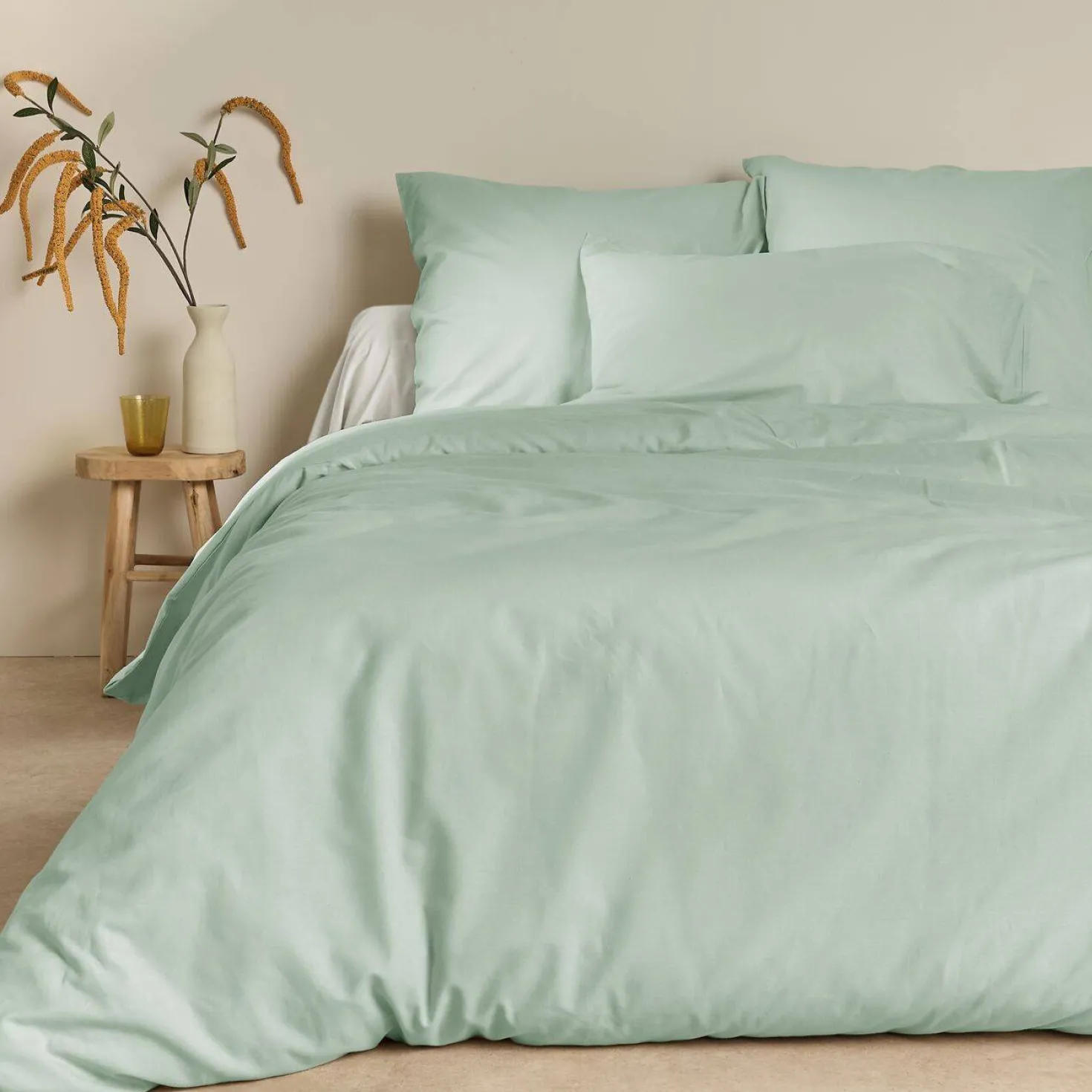 Housse de couette coton lin Valentine