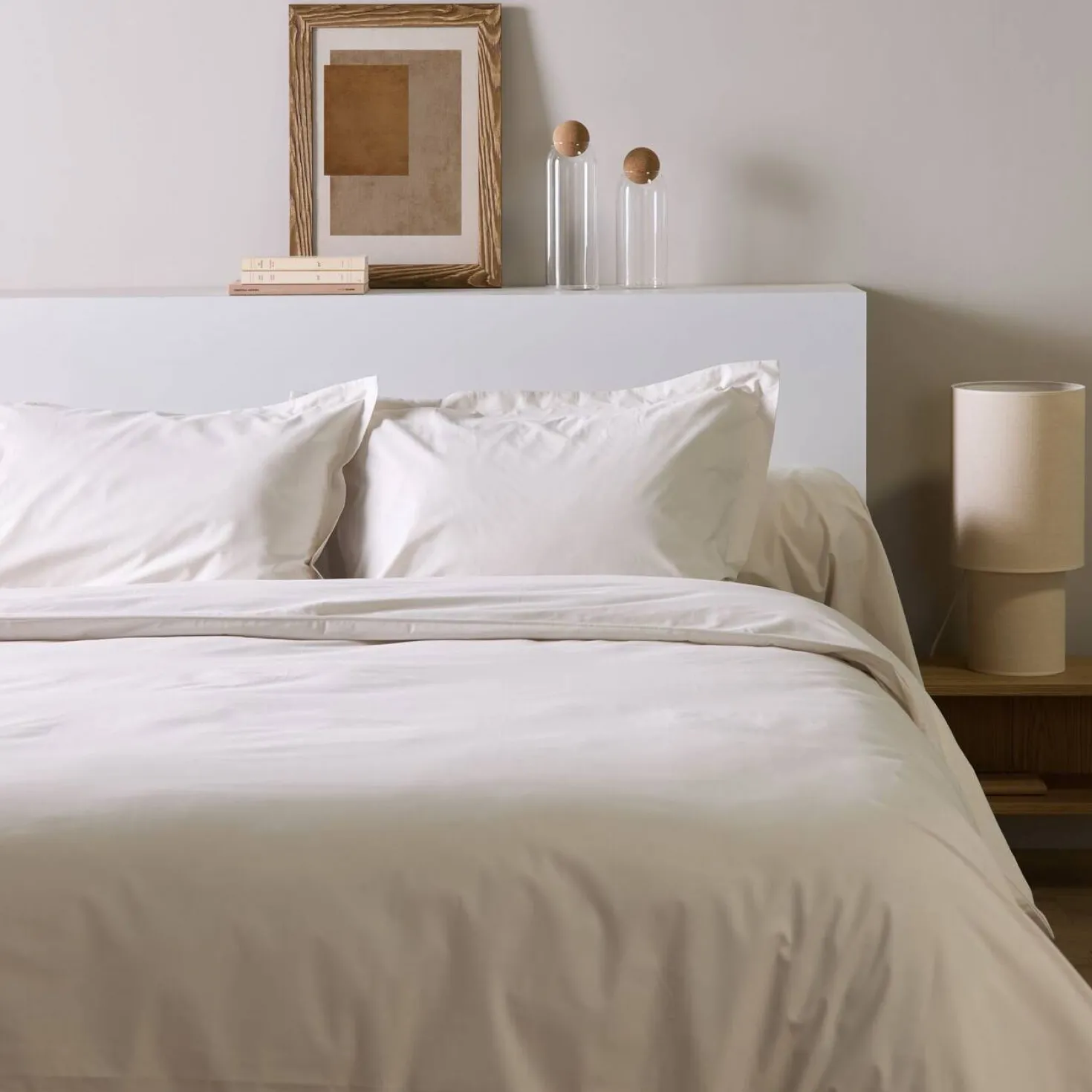 Housse de couette percale bio Elise