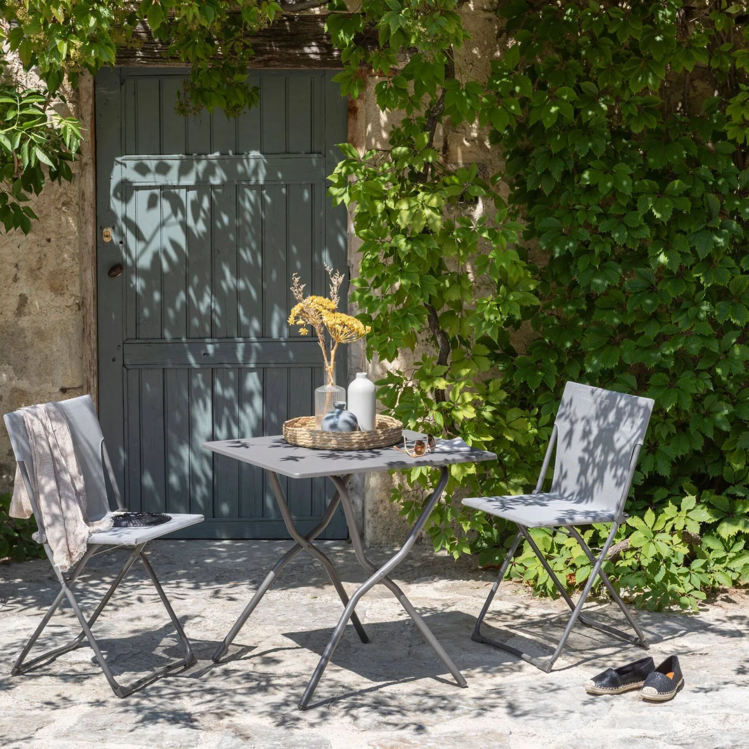 LAFUMA Lot de 2 Chaises Pliantes Balcony Batyline® Iso
