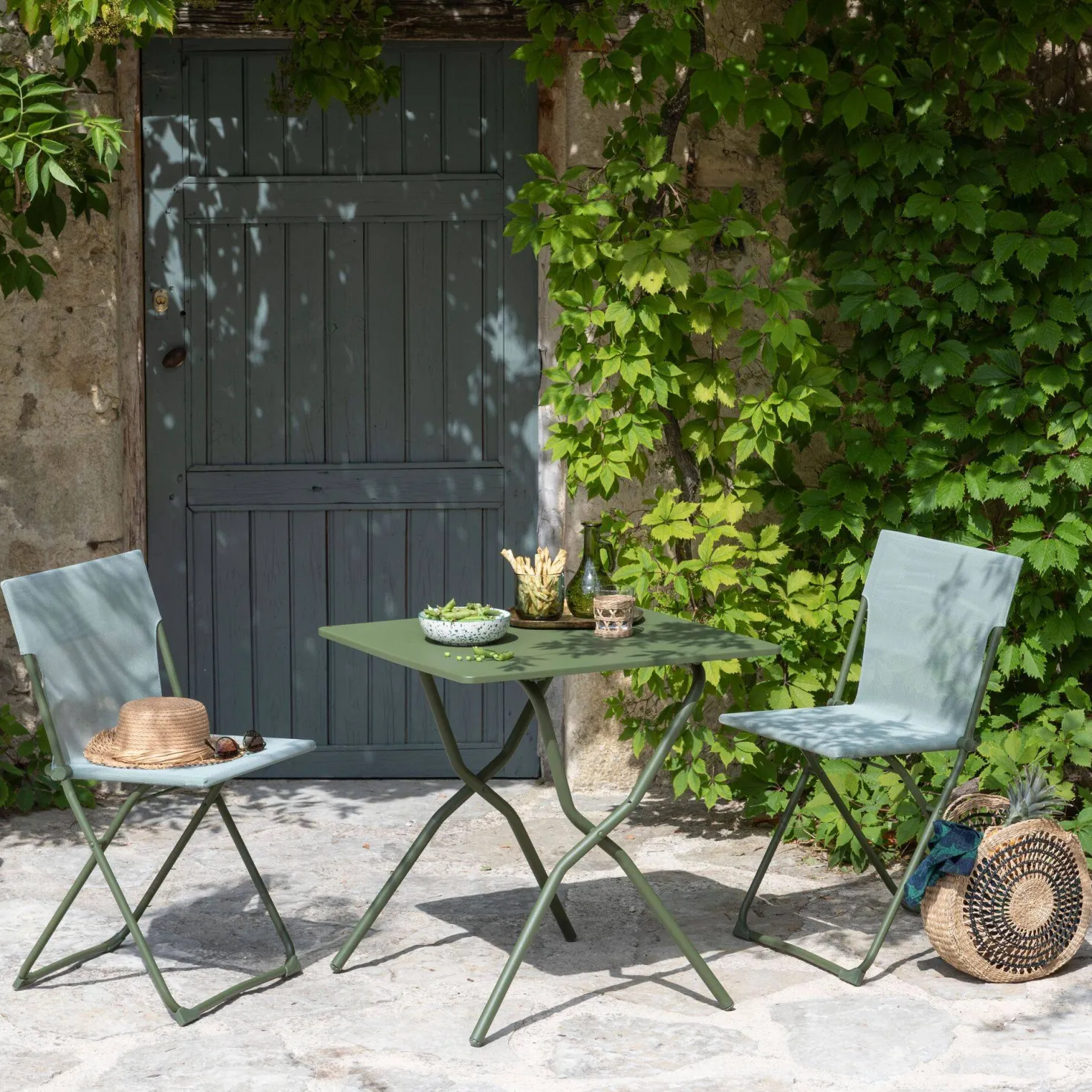LAFUMA Lot de 2 Chaises Pliantes Balcony Batyline® Iso