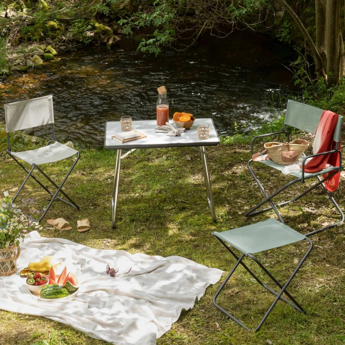 LAFUMA Table de camping en aluminium FIDJI LAFUMA