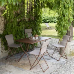 LAFUMA Table Rectangulaire Pliante Balcony Colorblock