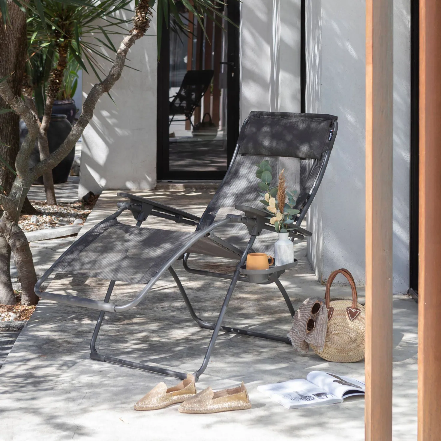 LAFUMA Tablette Porte Gobelet Recyclée Pour Fauteuil Relax