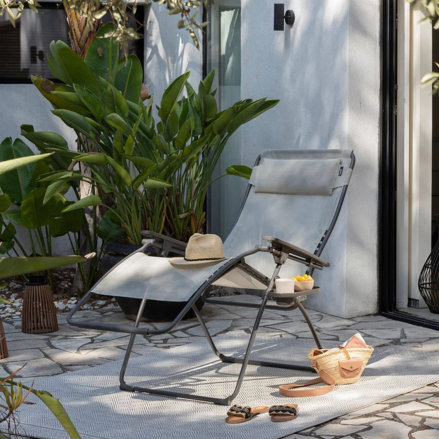 LAFUMA Tablette Porte Gobelet Recyclée Pour Fauteuil Relax